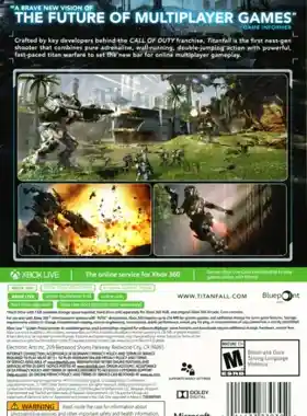 Titanfall (USA) box cover back